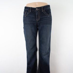BKE Buckle Brie Bootcut Flare Stretch 28 (29 X 31) Women's Jeans Dark Wash